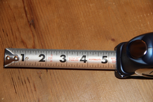 stainless measuring tape