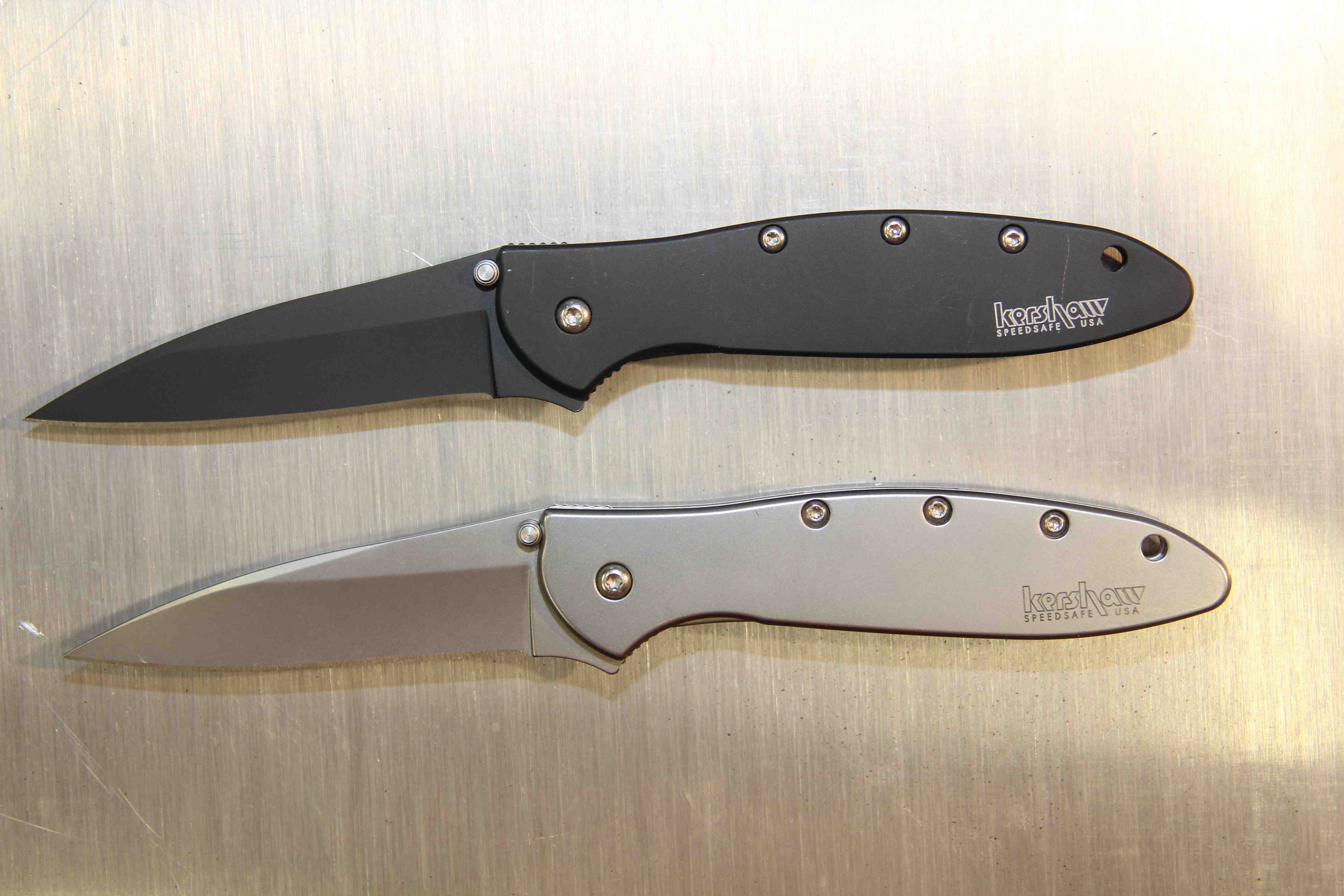 A razor-sharp edge on a Kershaw pocket knife with the trusted