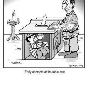 tablesaw cartoon