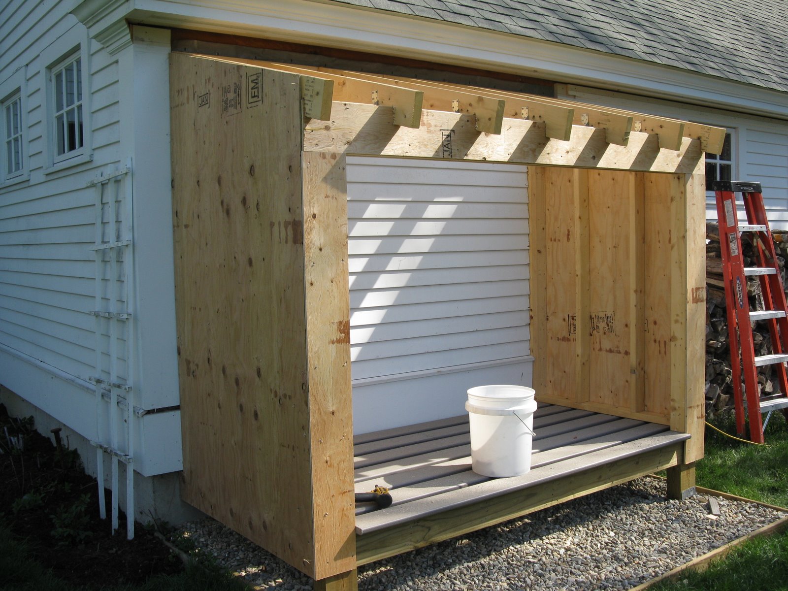Building A Wood Shed - A Concord Carpenter