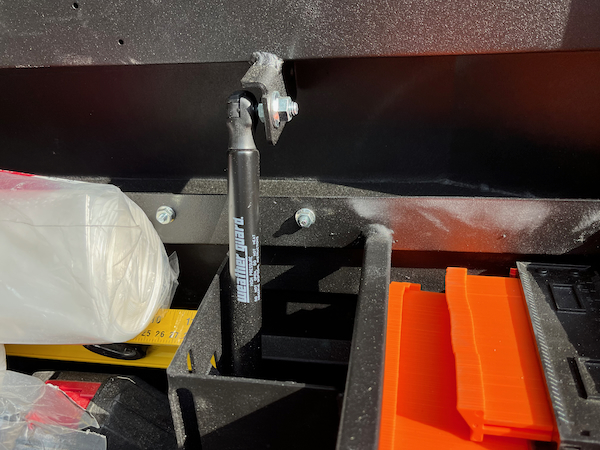 Weather Guard Hi-Side Side-Mount Truck Tool Box, Aluminum, Black