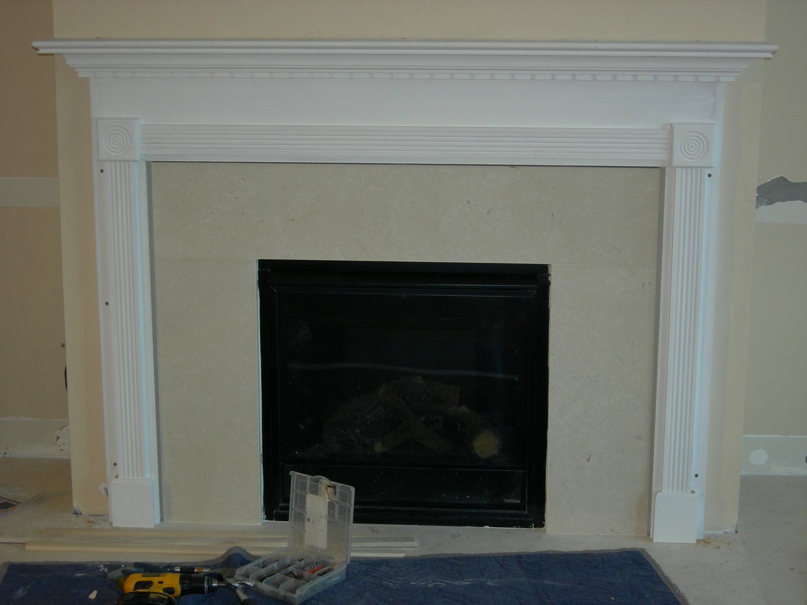 Installing A New Fireplace Mantel A Concord Carpenter